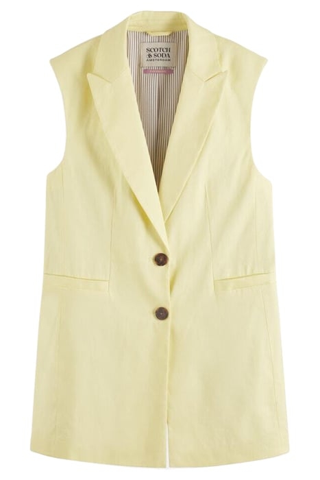 LONGER LENGTH SUMMER GILET POPCORN 1