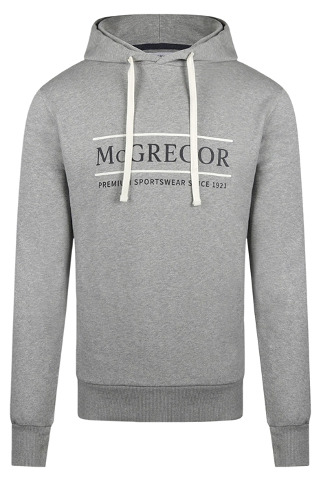 GRAPHIC HOODY MEDIUM GREY MELANGE 1