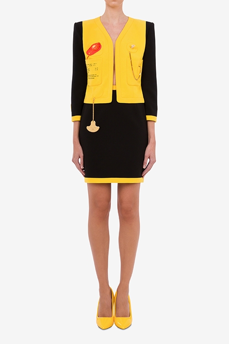 LIFE VEST CREPE JACKET BLACK 1