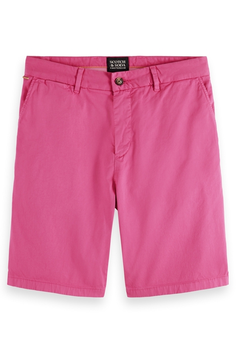STUART - GARMENT DYE PIMA COTTON SHORT CERISE 1