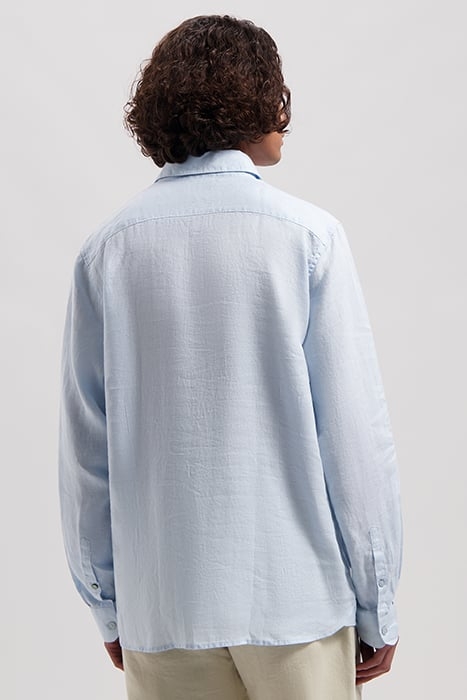 BASIC SHIRT LINEN LT. BLUE 2