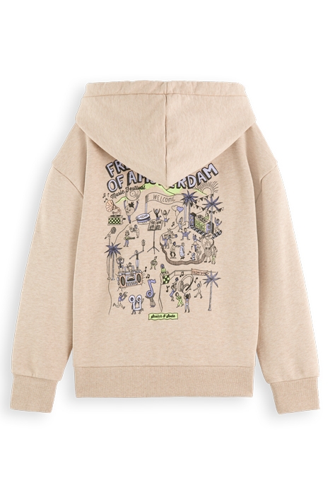 LOOSE-FIT ARTWORK SWEATSHIRT GREY MELANGE 5