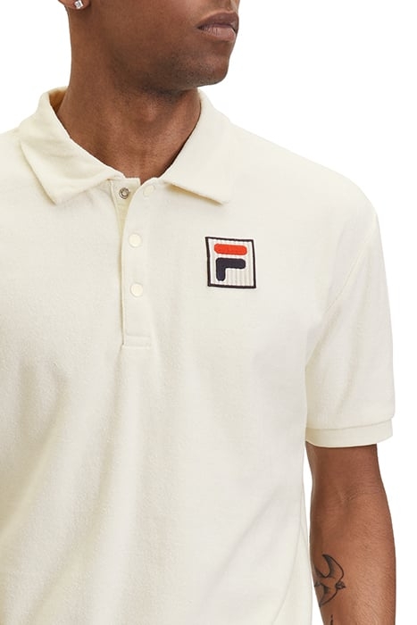 LIVERPOOL TOWELLING POLO SHIRT ANTIQUE WHITE 5