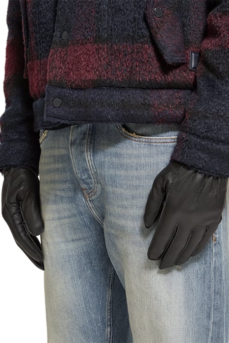 GRAIN LEATHER GLOVES BLACK 2