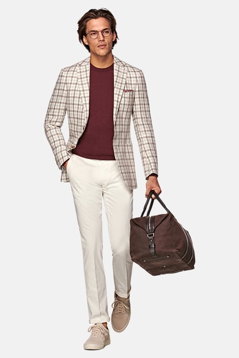 Brown Checked Havana Blazer 1