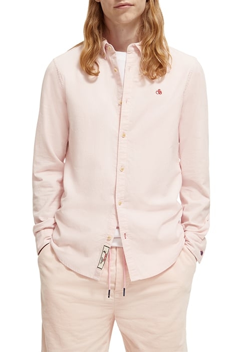 FINE CORDUROY SHIRT - SLIM FIT PINK CLOUD 1