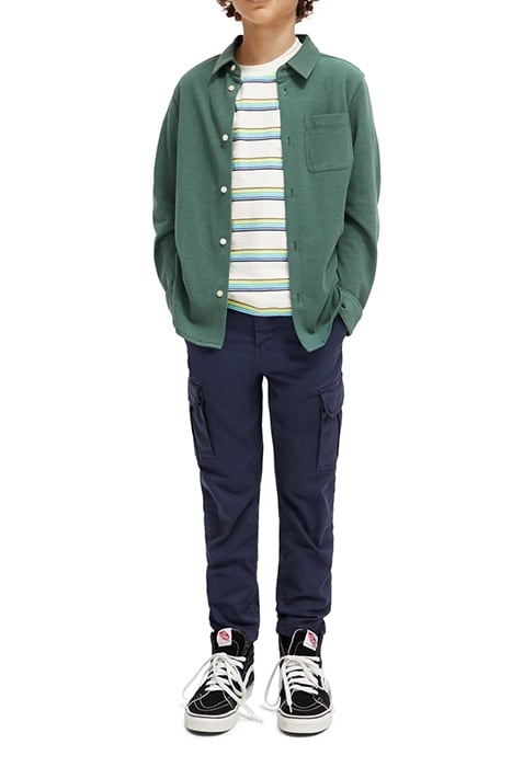 PIQUE SHIRT FOREST GREEN MELANGE 3