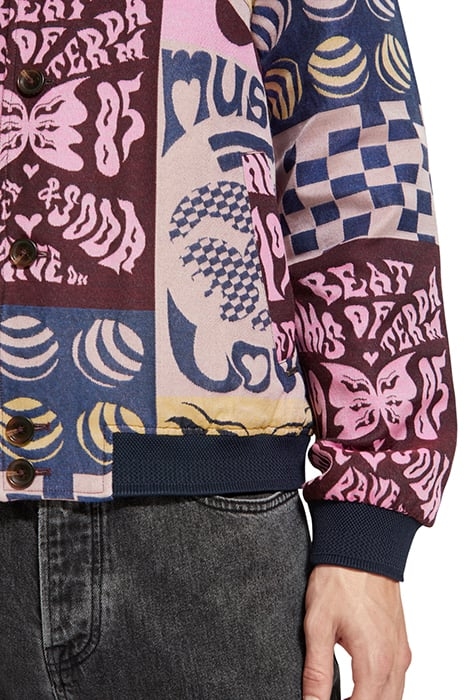 JACQUARD BOMBER JACKET AOP FLYER 8