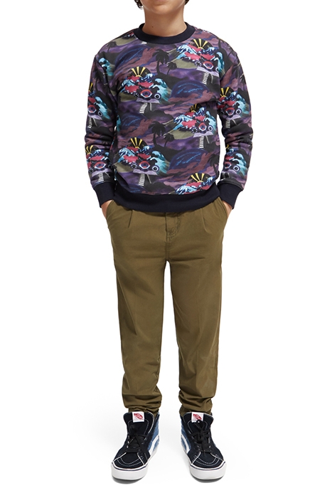 RELAXED FIT ALL-OVER PRINTED SWEATSHIRT COLOURFUL SCENERY 3