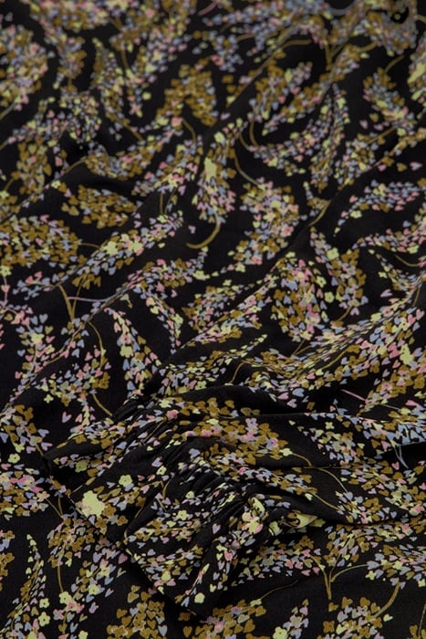 LOUISE TESS SKIRT BLACK/RATTAN 4