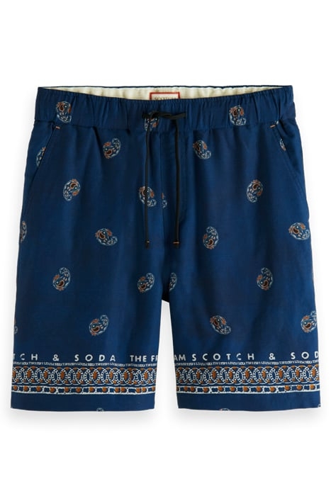 SEASONAL - RELAXED FIT BERMUDA SHORTS NIGHT SPACED PAISLEY 4