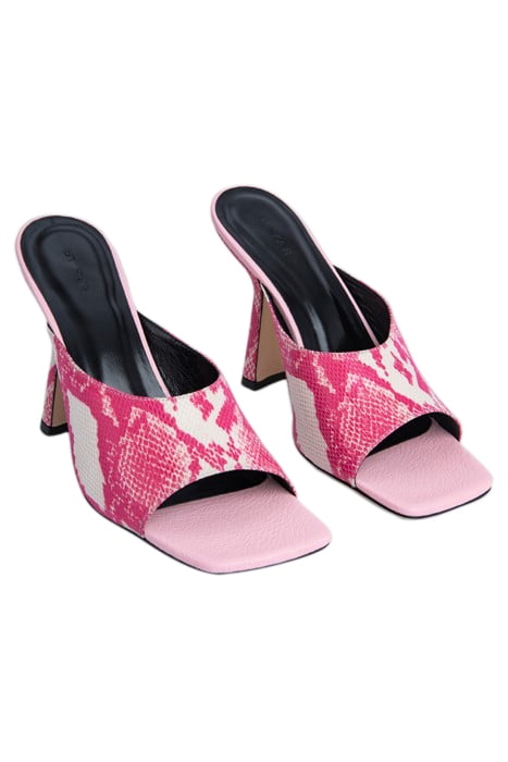 ZAYA CYCLAMEN SNAKE PRINT LEATHER 2