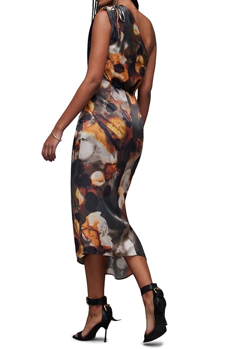 LAURA MARS DRESS RUST BROWN 2