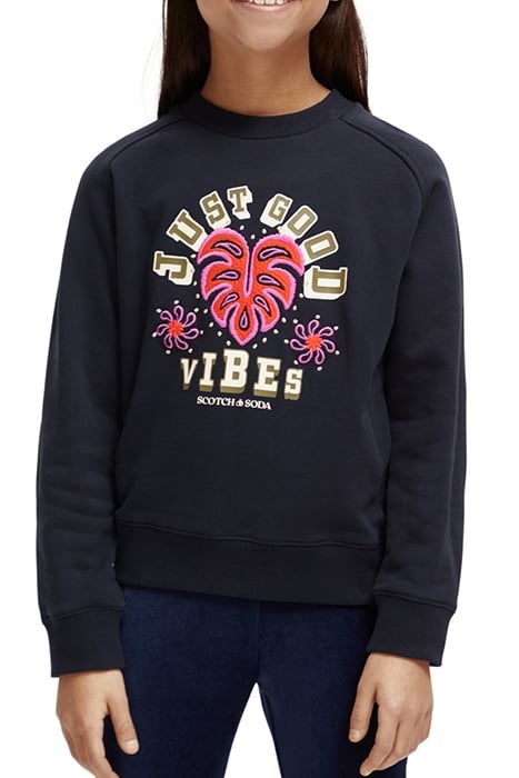 RELAXED-FIT ARTWORK SWEATSHIRT NIGHT 1