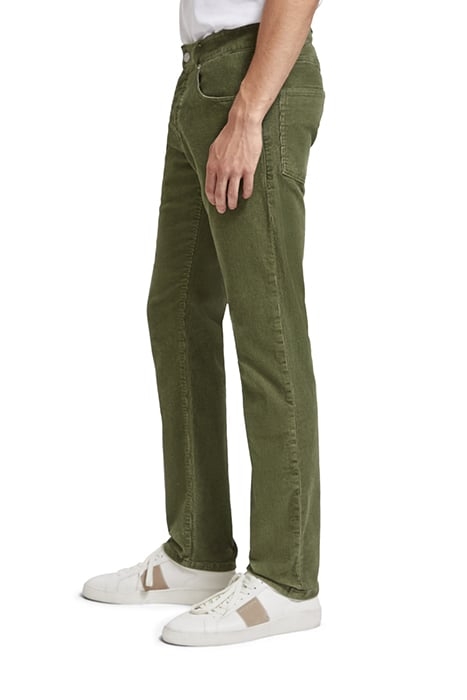 REGULAR SLIM RALSTON CORDUROY JEANS IN ORGANIC COTTON ARMY 6