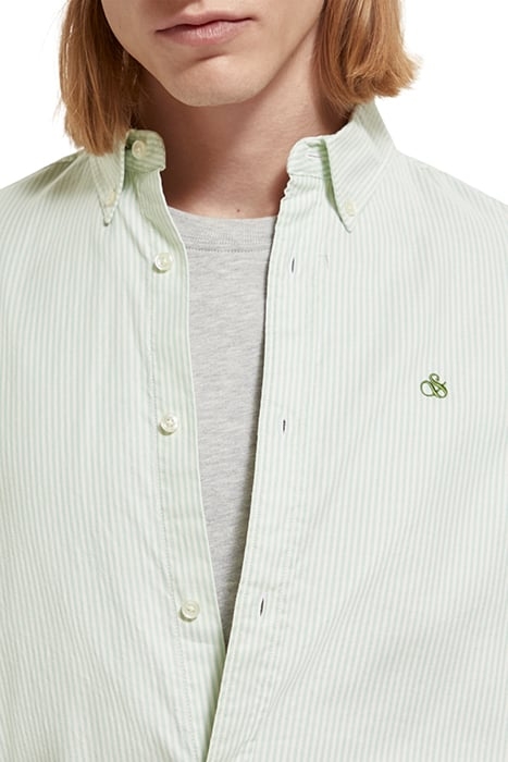 ESSENTIAL OXFORD STRIPE ABSINTHE STRIPE 6