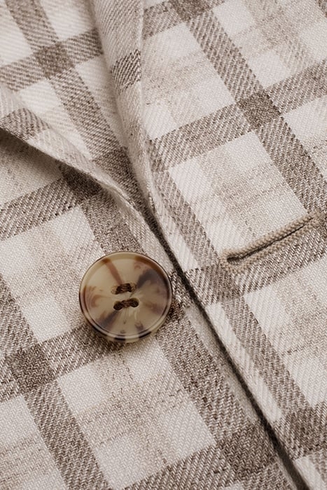 Brown Checked Havana Blazer 3