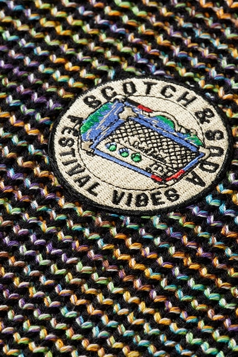 COLOURFUL STRUCTURED PULLOVER IN ORGANIC COTTON MULTICOLOUR 8