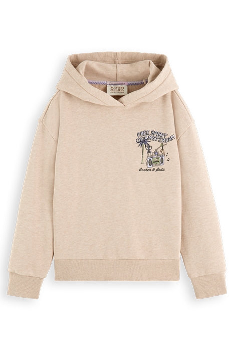 LOOSE-FIT ARTWORK SWEATSHIRT GREY MELANGE 4