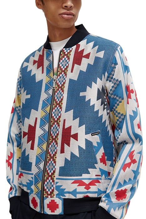 JACQUARD BOMBER JACKET MULTICOLOUR JACQUARD 7
