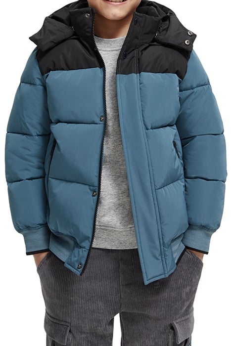 PADDED JACKET IN RECYCLED POLYESTER WITH WATERPROOF ZIPS STE 7