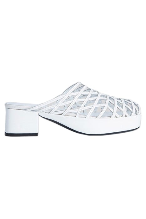 NORMAN WHITE GRAINED LEATHER 1