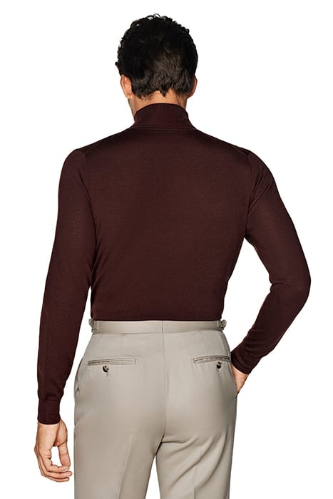 BURGUNDY TURTLENECK BURGUNDY 2