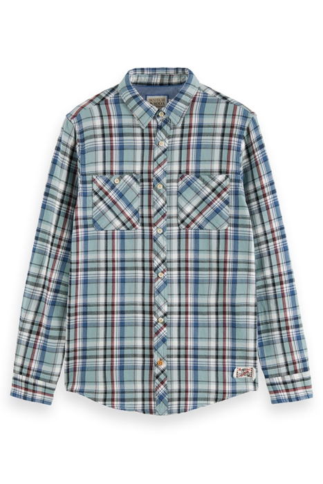 ARCHIVE FLANNEL CHECK BLUE RED CHECK 4