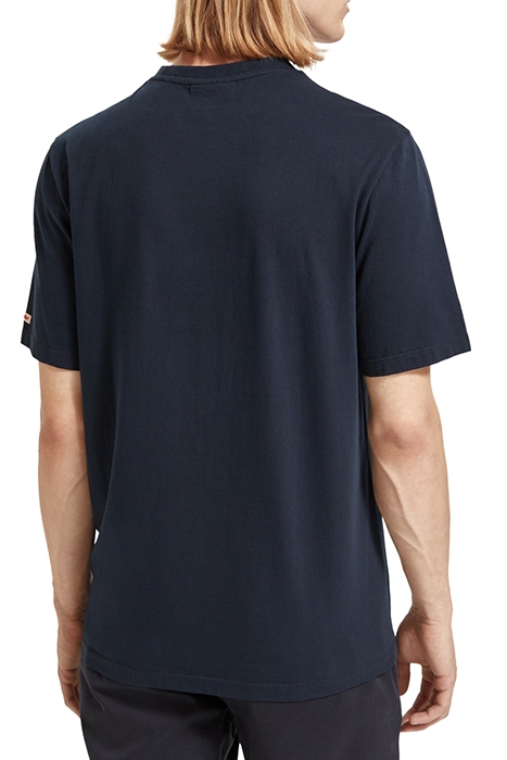 REGULAR-FIT FRONT ARTWORK T-SHIRT IN ORGANIC COTTON NIGHT 2