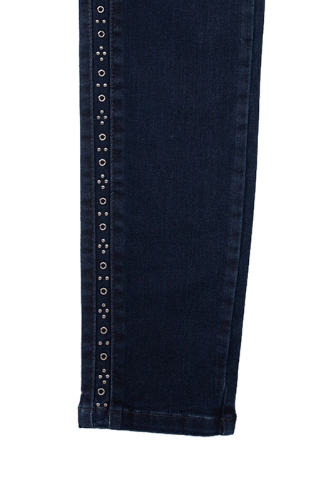 NAVY SCULPT-UP 7/8 SLIM JEANS WITH EYELETS 2
