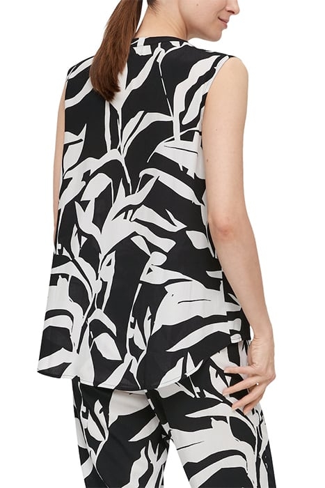 S.OLIVER BLOUSES GREY/BLACK 2