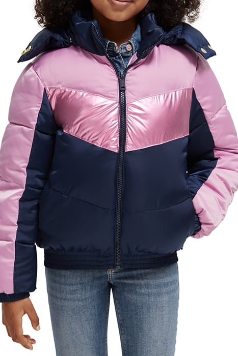 METALLIC COLOURBLOCK JACKET COLOURBLOCK 1