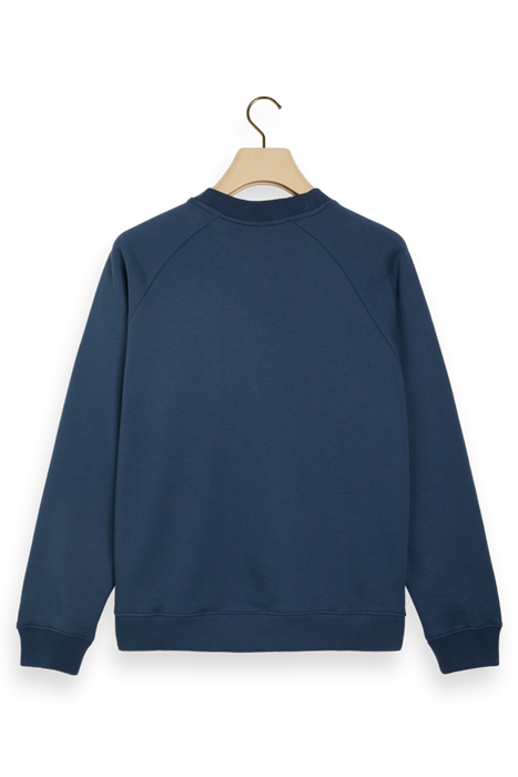UNISEX ORGANIC CREWNECK SWEATSHIRT STORM BLUE 8