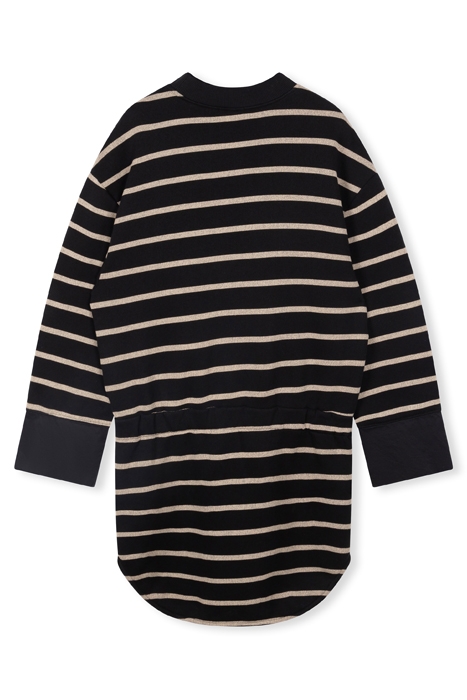 DRESS TRIPLE STRIPE BLACK/OAT 4