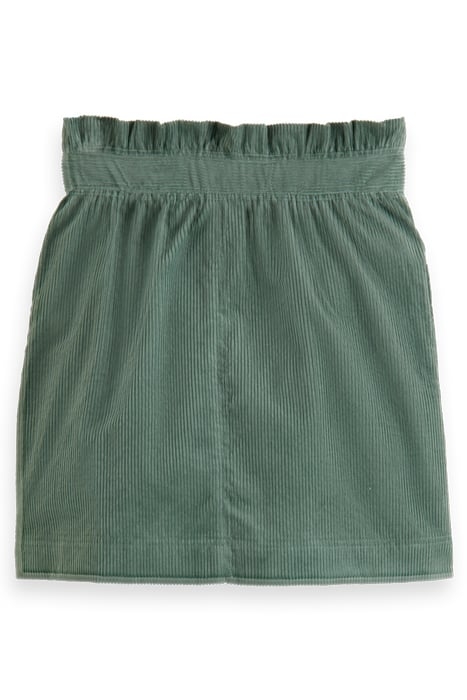 CORDUROY MINI SKIRT ARCHIVE GREEN 5