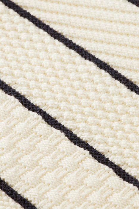 BUTTON SHOULDER BRETON PULLOVER ECRU 7