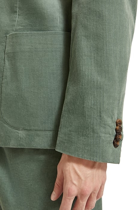 REGULAR FIT UNCONSTRUCTED CORDUROY BLAZER SEAWEED 7
