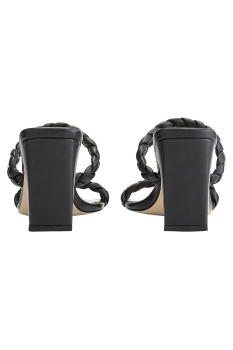 BRAIDED MULES BLACK 3