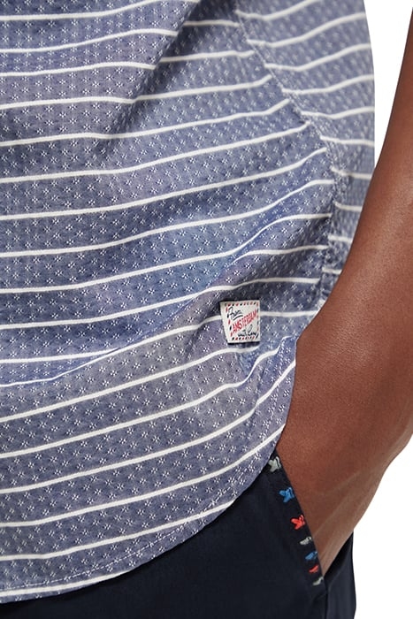 YARN DYED STRIPE SHIRT NIGHT STRIPE 7