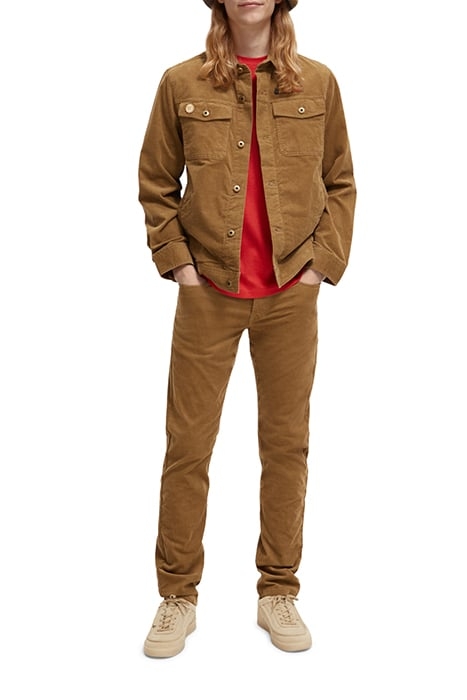 RALSTON - FINE CORDUROY 5-POCKET PANTS TAUPE 3