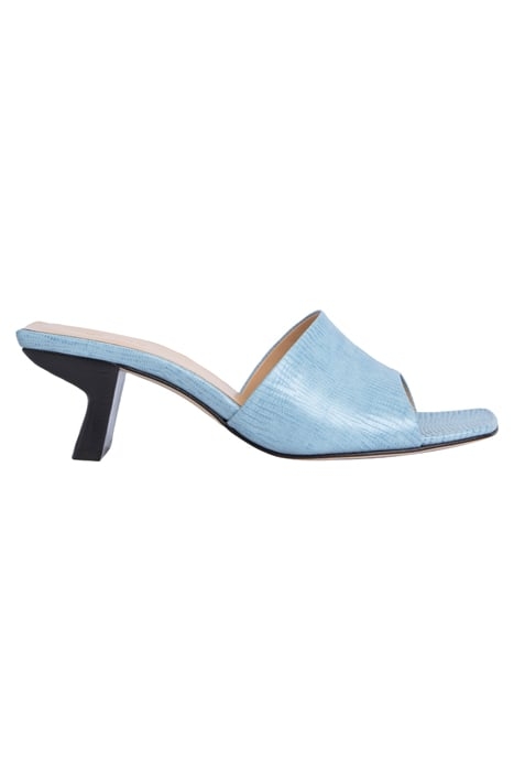 LILY SKY BLUE LIZARD EMBOSSED LEATHER 1