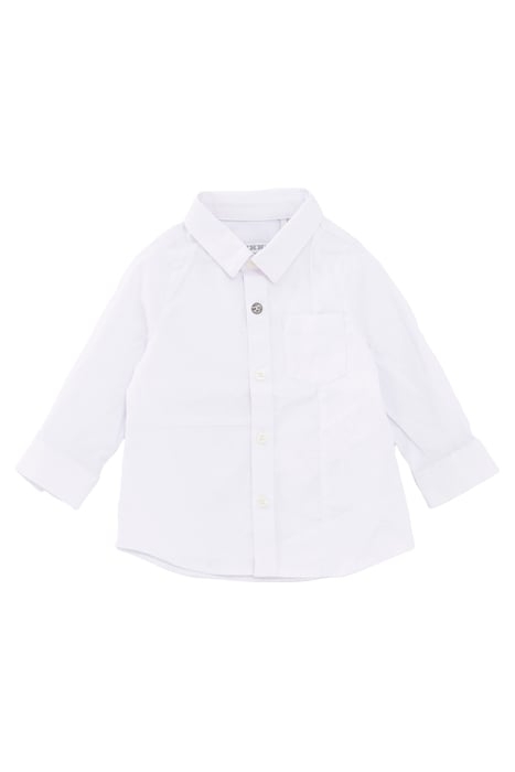 BABY BOY WHITE SHIRT WITH EMBROIDERED COLLAR 1