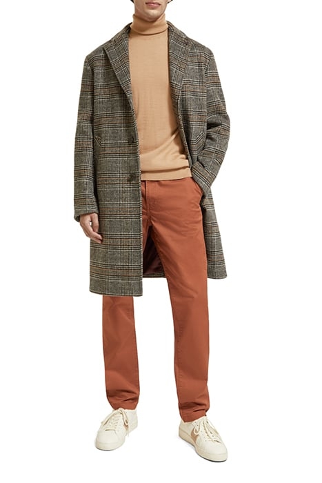 HAIRY BOUCLE OVERCOAT MULTI GREY CHECK 3