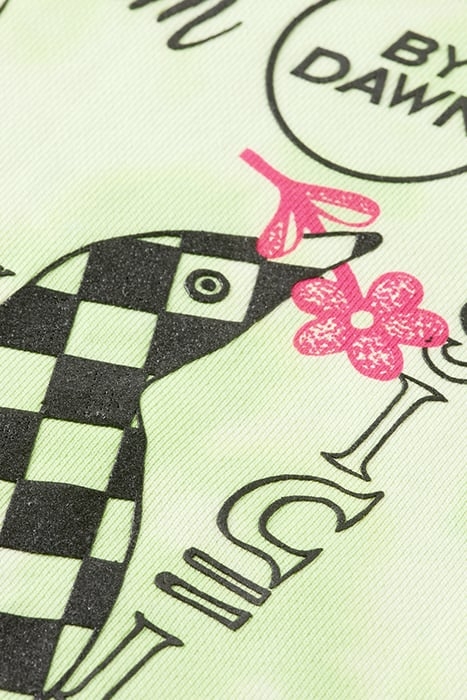 RELAXED-FIT TIE-DYE SWEATSHIRT LIMELIGHT TIEDYE 7