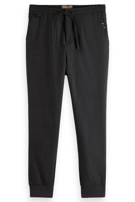 SEASONAL - RELAXED SLIM BRUSHED WOOL BLEND PLEATED JOGGER VI 4