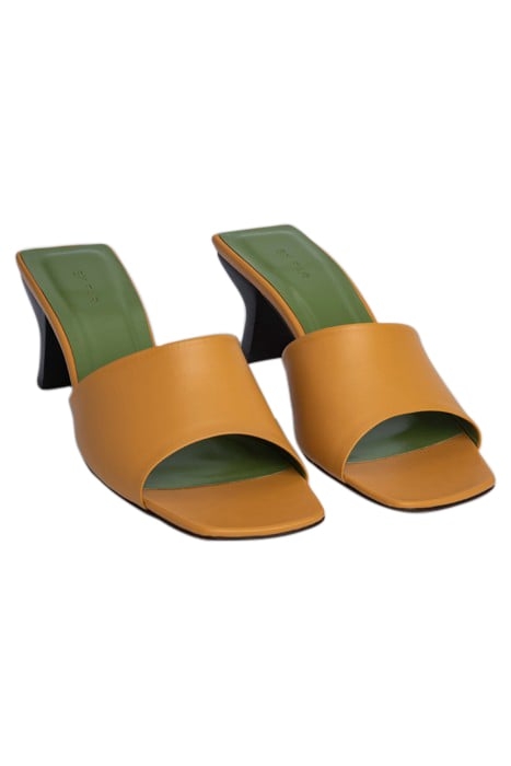 LILY NUDE ORANGE LEATHER 2