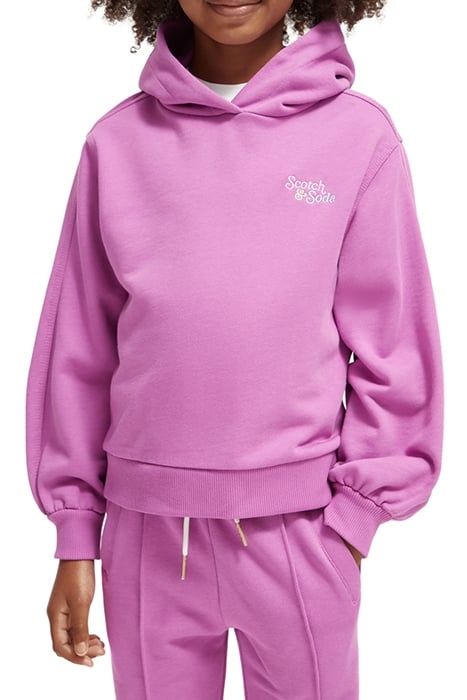 ORGANIC COTTON HOODIE VINYL VIOLET 1