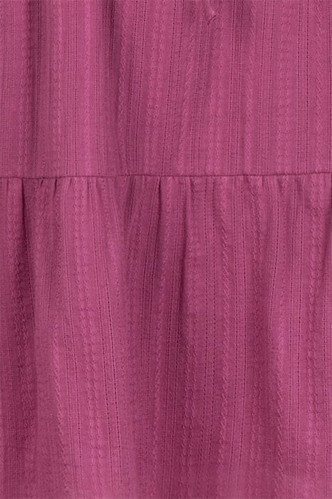 D6REAUX RUFFLED DRESS FADED PLUM 2