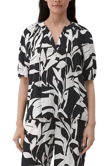 S.OLIVER BLOUSES GREY/BLACK 1