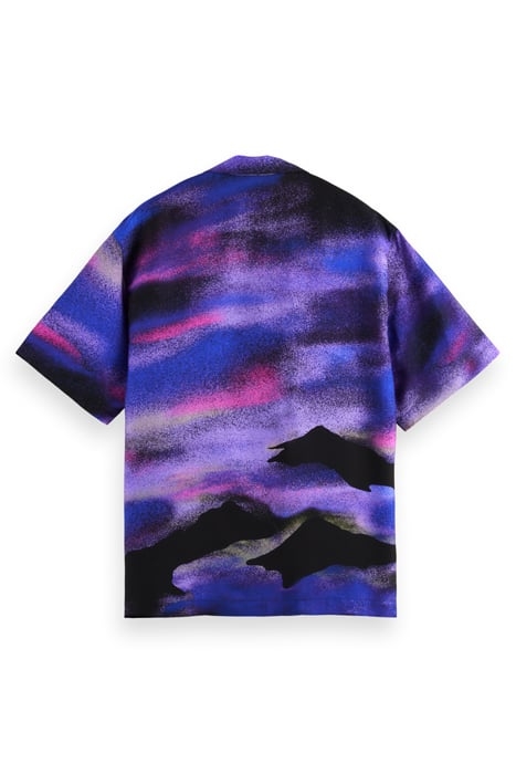 PLACED PRINTED TENCEL SHIRT MOODY FESTIVAL 5
